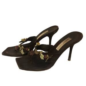 Santini Mavardi Women’s Italian Custom Sandals Size 8